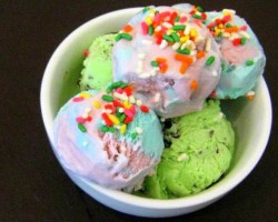 An '80s-style dessert