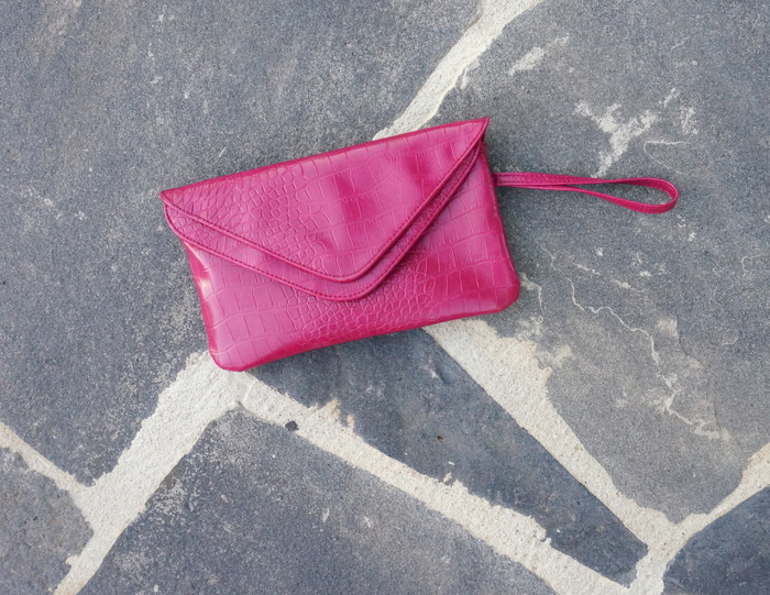 A magenta purse