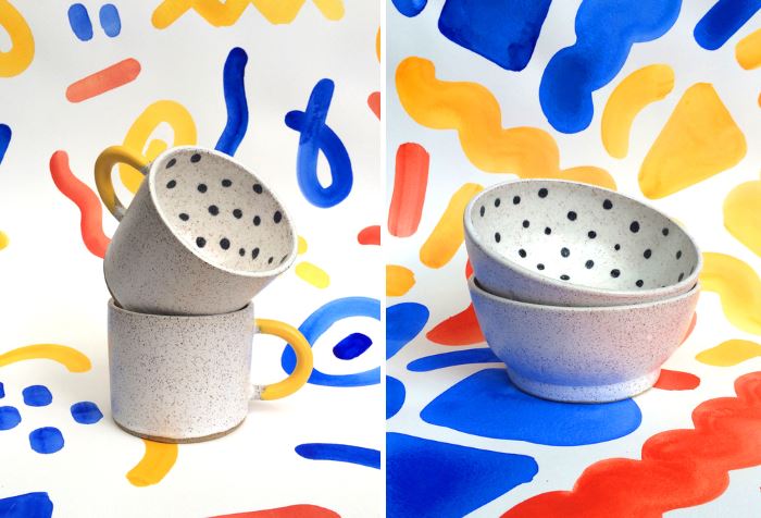 Dot Mugs and Dot Bowls from Recreation Center