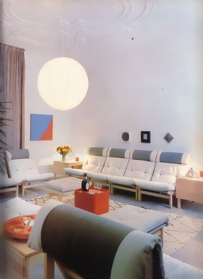 A retro living room from The Complete Book of Decorating via deargenekelly