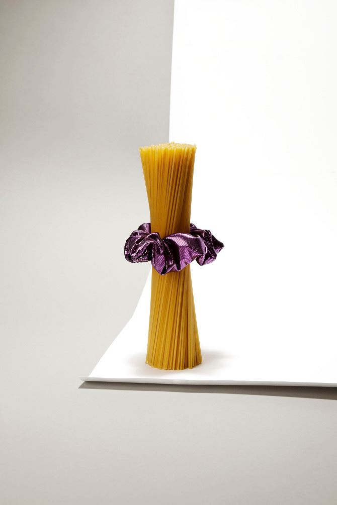 Still life by Katie Fotis, from the Scrunchies series, with photography by Catherine Losing