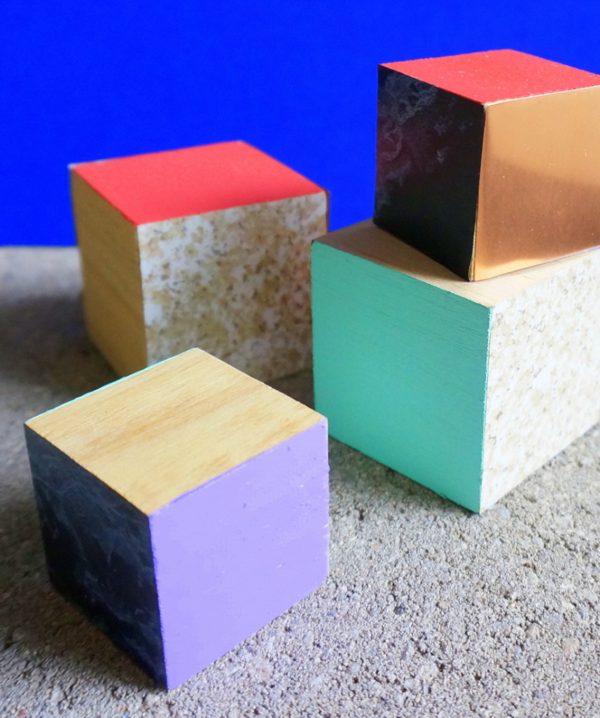 DIY mixed materials blocks