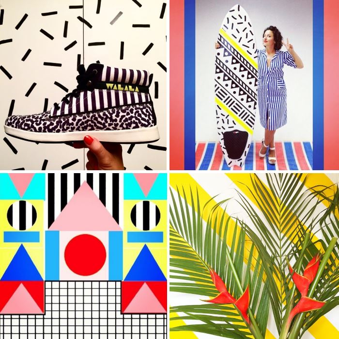 From the Instagram account of Camille Walala