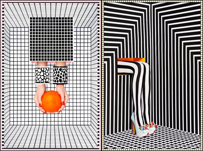 Optical Trickery set design by Camille Walala
