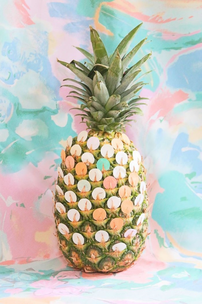 Pineapple still life by Elise Mesner