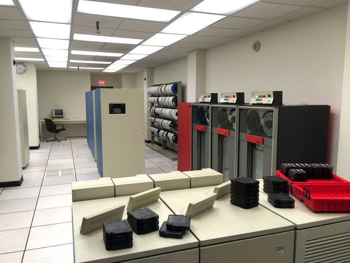 The West Group mainframe room