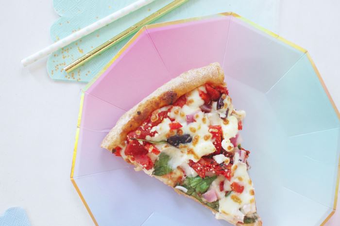 Pastel pizza party from Random Acts of Pastel