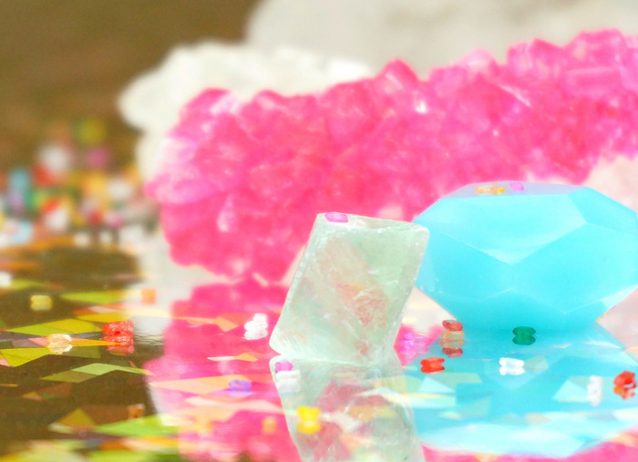 Crystals and rock candy