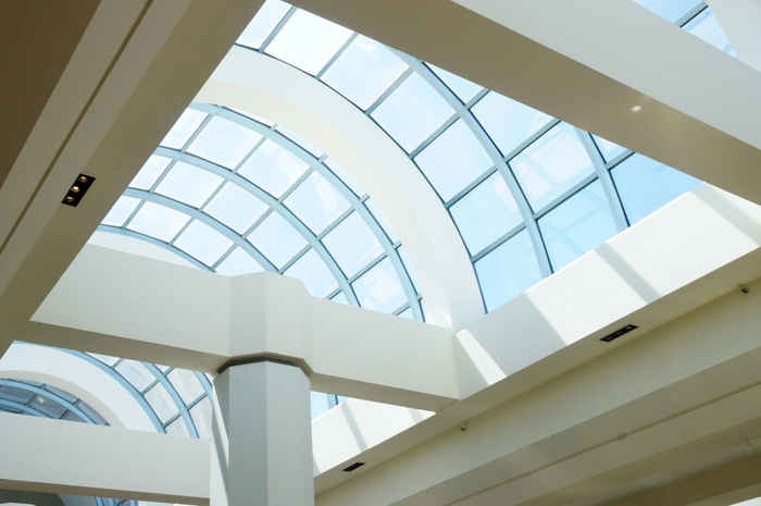 Mall architecture skylight